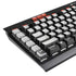 Yemen Flag Distressed K95 RGB PLATINUM Mechanical Gaming Keyboard Skin